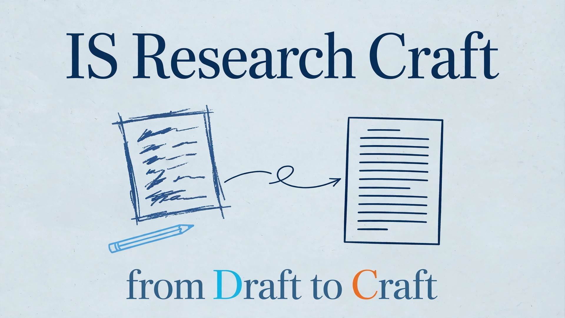 IS Research Craft study notes illustration